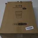 SIUQ 600 Pack 9 oz Plastic Cups, Clear Disposable Cups, Hot/Cold Party Drinking Cups, PP Clear Plastic Cups Bulk for Party, Picnic, BBQ, Wedding, Travel