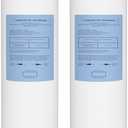 Water Replacement Filter Compatible with Elkay EWF3000, and Ezh20 Bottle Filling Station, 3000 Gallon Water Filter Replacement for ERF750, 51299C, 55898C (No Chip) 2 Pack