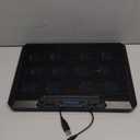 Laptop Cooling Pad with 12 Quiet Fans, Slim Portable for 12-17.3 Inch Laptop Cooler Stand with 5 Height Adjustable, Ergonomic Gaming Cooling Fan Pad with Two USB Ports & Phone Holder (Gear)