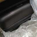 Rockland Melbourne Hardside Expandable Spinner Wheel Luggage, Checked Large 28", Black