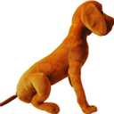 Vizsla Plush Toy Realistic Hungarian Vizsla Dog Soft Toy for Vizsla Lovers, Dog Owners & Kids