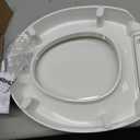 KOHLER 25876-0 Hyten 3" Height, Elevated Soft Close Round Toilet Seat, Contoured Seat with Grip-Tight Bumpers, Quick-Attach Hardware, White