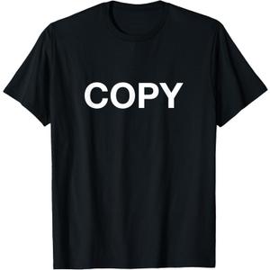 Copy Cat Funny Halloween Costume T-Shirt, S