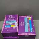 Poise Ultra Thin Incontinence Pads & Postpartum Pads for Bladder Leaks, 4 Drop Moderate Absorbency, Long Length, 192 Count (4 Packs of 48)