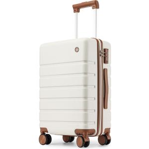 Hulsin 20-Inch Carry on Luggage, Hardside Suitcase with TSA Lock
22x14x9 Airline Approved, Cabin size, Spinner Wheels, ABS Hard shell, Lightweight 6lbs, for Weekend, Getaway, Travel