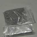 Yinkin 200 Pcs Personalized Military Dog Tags Set Including 100 Pcs Aluminum Blank Dog Tags for Engraving 100 Ball Steel Chain Rectangle Metal Blank Stamping Label for DIY Craft(Silver)