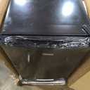 Midea MRU03M2ABB Upright Freezer, 3.0 Cubic Feet Mini Freezer, For Kitchen Apartment Office Basement or Dormitory, Black