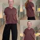 Xiaoxuemeng Womens Cardigan Sweaters Lightweight Knitted Hood Sweater Button Down Coat(Coffee-M)