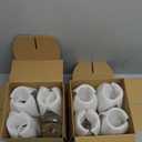 Wine Glasses Set of 8, 12oz, Lead-free, Clear, Durable Glassware