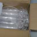 4pcs 5 Arm Acrylic Candelabra,Clear Candle Holder for Wedding,45.7inch Tall Floor Candle Holders for Ceremony Birthday Party Home Decoration Fit 0.8 LED Candles