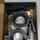 Audak 1 Pair Aluminum Mounting Bracket Kit Tube Clamp for 1.125 1.25 1.375 1.5 Inch Bullbar Roof Rack Roll Cage Horizontal Bar (1.1 to 1.5 Inch Adjustable)