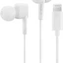 PALOVUE Lightning Headphones Earphones Earbuds Compatible iPhone 14 13 12 11 Pro Max X XS Max XR 8 Plus 7 Plus MFi Certified with Microphone Controller SweetFlow White