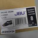 JBU by Jambu Women's Brooke Vegan Flat Sandal (Black)