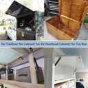 SX093P11 10 Inch 10Lb/44N Gas Strut Shock Spring Lift Support for Truck Pickup Tool Box Toolbox Lid RV Overhead Cabinet Door Toy Cover Boat Storage Replacement Parts, 6649IM, Set of 2 by AUCLIDIS