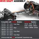Rear Drive Shaft Prop Shaft Driveshaft Assembly (AWD Automatic Transmission) Compatible with 2008 2009 2010 2011 2012 2013 2014 CTS 2.0 3.0 3.6 6.2L V6 V8 PropShaft #15845613 20849551 976426