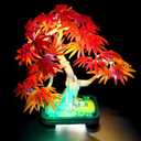 LED Light Kit for Lego Japanese Red Maple Bonsai Tree 10348 Compatible with Botanical Collection, Lights Only (Model Not Included)