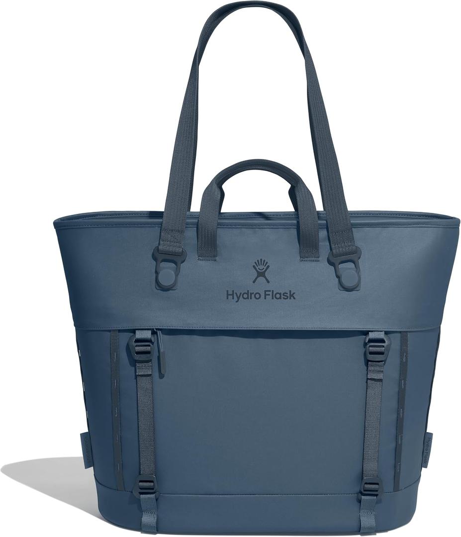 Hydro Flask Carryout Tote - Insulated Tote Bag - 30 L Capacity in Harbor Blue, 30 liters