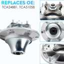 Mower Spindle Assembly TCA24881, TCA51058 Replace for John Deere 72" Decks 777,797,997, 1400 and 1500 Series & Z-Trak, 1420, 1435, 1445, 1545, 1565, 1600