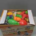 Kids Play Kitchen Accessories, 42Pcs Toddlers Pretend Toy Kitchen Playset Cooking Sets with Pressure Pots and Pans, Cookware, Utensils, Cutting Play Food Preschool Education Toys Gift for Girls Boys