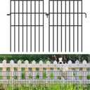Animal Barrier Fence, 10 Panels No Dig Fences, 17in(H) X 10.8ft(L) Garden Fence Animal Barrier for Rabbits and Dog Under Fencing Barrier, Rustproof Metal Fences Border for Outdoor, Yard, Patio