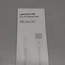 3 Pack Apple MFi Certified Charger Cable 6ft, Lightning to USB Cable Cord 6 Foot, 2.4A Fast Charging,Apple Phone Long Chargers for iPhone 13/12/11/11Pro/11Max/ X/XS/XR/XS Max/8/7/6 (White)