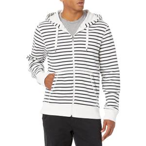 Amazon Essentials Men's Full-Zip Fleece Hoodie Sweatshirt(Large)