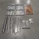 Bar Cart for The Home, Rolling Home Bar Serving Cart on Wheels with Wine Rack and Glass Holder, 3 Tier Liquor Beverage Cart for Home Bar, Brown