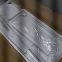 4NM 39.4" Small Folding Desk, Foldable Computer Home Office Desk, Study Writing Table for Small Space Saving Bedroom, Easy Assembly - All White