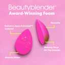 Beautyblender | Original Pink Beauty Blender 2-Piece Bundle for Blending Foundations, Powders, and Creams, Super-Soft Foam for Streak-Free Application, Made in the USA, Reusable, Washable