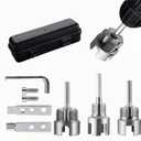 2 x 5pcs PVC Pipe Threader Kit with Broken Bolt Extractor Set