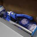 Teguy Cordless Pool Vacuum with Telescopic Pole, 18.5 GPM Powerful Suction, 1.5H Supercharge Technology, Handheld Rechargeable Pool Vacuum Cleaner for Above Ground/Inground Pools, Hot Tubs, Spas