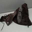 DREAM PAIRS Women's Suede Over The Knee Thigh High Winter Boots (5, Brown)