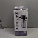 TOMAKEIT Airpot Coffee Carafe for Keeping Hot,102oz/3L Coffee Dispenser Thermal with Pump, Insulated Stainless Steel Hot Beverage Dispenser for Parties, Thermal Carafe for Hot Drinks, Water Tea, Chocolate