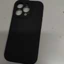 LOVE 3000 Designed for iPhone 16 Pro Case, Premium Silicone with [Soft Anti-Scratch Microfiber Lining] Shockproof Protective Phone Case for Men Women Girls 6.3", Black