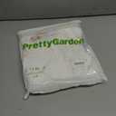 PRETTYGARDEN Women's Lace Long Sleeve Button Down Blouse (White, M)