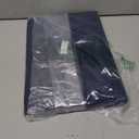 Bulletin Board, 35 x 17 1/2 inches Felt Board - Decorative Pin Board, Cork Board Alternative for Wall, Foldable Self-Adhesive Vision Board Prayer Board with 20 Pushpins Dark Blue