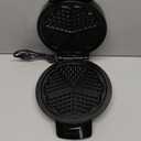 Mueller Heart 5 Waffle Maker, Waffle Iron, Adjustable Browning Control & Nonstick, Cool Touch Handle, Easy to Clean, Small Kitchen Appliances