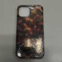 Jusy Compatible with MagSafe Brown Tortoise Shell Print Phone Case for iPhone 13/14, Amber Trendy Luxury Magnetic Soft TPU and Hard PC Protective Phone Cover for Women Girls - Tortoise Shell