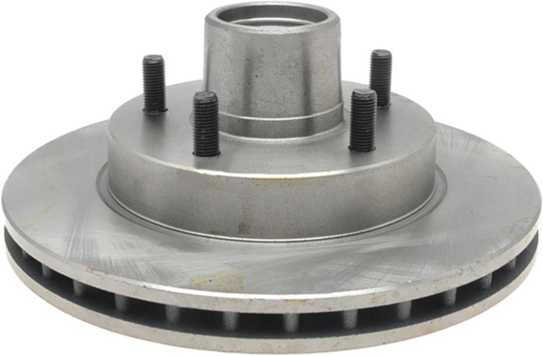 ACDelco Silver 18A87A (19287184) Non-Coated Front Disc Brake Rotor and Hub Assembly
