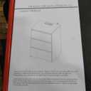 Yusong Night Stand, Bedside Table, LED Nightstand with Charging Station, Modern Night Stand, Wood Sofa Couch End Side Table with 2 Pull-Out Shelf (Black)