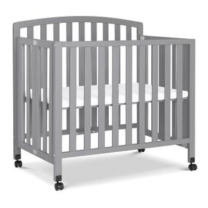 daVinci Dylan 3-in-1 Convertible Portable Mini Crib, Grey