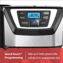 Black and Decker BLACK+DECKER 12-Cup Mill and Brew Coffeemaker, Black, CM5000B