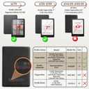 CoBak Detachable Magnetic Case for Kindle Paperwhite 12th Gen 2024 (7") & Kindle Colorsoft Signature Edition (7") - Ultra Slim Transparent Clear TPU Back Shell Protective Cover with Auto Wake/Sleep