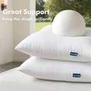 MIULEE Outdoor Pillows 12x20 Pillow Insert Throw Pillow Insert, Water-Resistant Premium Outdoor Pillow Stuffer Sham Rectangle for Couch Sofa Patio Furniture Cushion Porch Swing