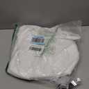 ALYVIA SPRING Extra Long Fabric Shower Curtain Liner Waterproof - 72" x 84", Soft & Lightweight XL Shower Curtain with Magnets, Machine Washable - 72x84, White