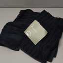 Jacquotha 2-Pack Bathroom Hand Towels (Black) Ribbed  Guest Room & Spa Premium Cotton Face Towels 13 x 29, Soft and Quick Drying 480 GSM