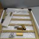 Gold Heated Towel Warmer Rack Bathroom Accessories, Wall Mounted Electric Heated Towel Rail 6 Bars Stainless Steel Electric Drying Racks with Timer, Home Towel Warmer Radiator, Hardwired