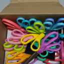 Mr. Pen- Kids Scissors Bulk, 5 Inch, 24 Pack, Bright Color, Stainless Steel Blades Comfort Grip Safety Scissors Bulk for Children Toodler Cutting Paper