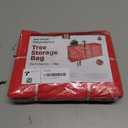 Zober Christmas Tree Storage Bag - Fits 7.5 Ft Artificial Trees - Plastic, Waterproof Christmas Tree Bag For Storage Box For Xmas - Strong, Durable Handles - Label Card Slot - Red