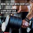 Rip Toned Wrist Wraps & Lifting Straps Combo  Dynamic Duo Push & Pull Support for Weightlifting  Wrist Support Wraps + Padded Grip Straps for Bench, Deadlifts, Rows & Pull-Ups (Men & Women) (13", Red)